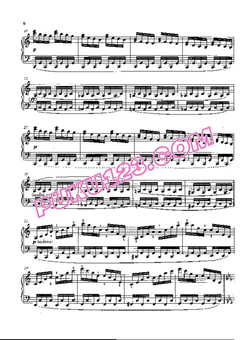 天天钢琴网-免费下载Liszt - Toccata S.197a