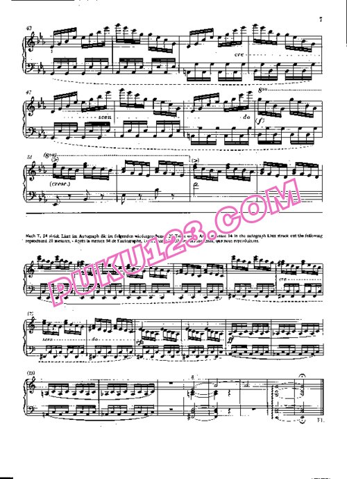 天天钢琴网-免费下载Liszt - Toccata S.197a