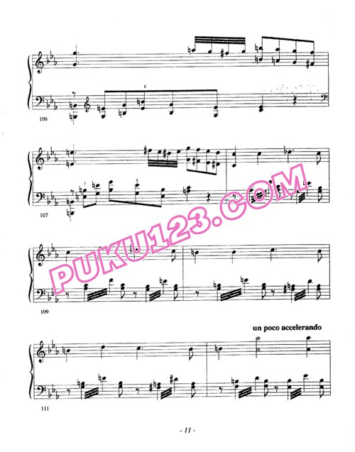 天天钢琴网-免费下载Liszt - Tausig - Symphonic Poem No.2, Tasso, Lamento e Trionfo S.96 - Solo Piano 陶西格改编钢琴独奏版