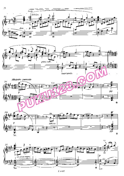 天天钢琴网-免费下载Liszt - Tausig - Symphonic Poem No.3, Les Preludes S.97 - Solo Piano 陶西格改编钢琴独奏版