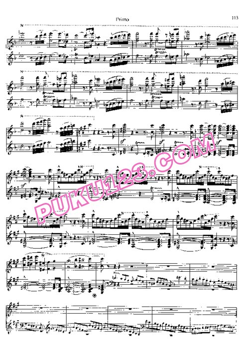 天天钢琴网-免费下载Liszt - Symphonic Poem No.6, Mazeppa S.594 - 4 Hands 四手联弹版 S.594