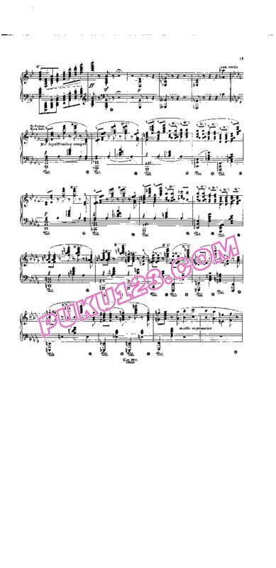 天天钢琴网-免费下载Liszt - Stradal - Symphonic Poem No.8, Heroide Funebre S.102 - Solo Piano 斯特拉达尔改编钢琴独奏版