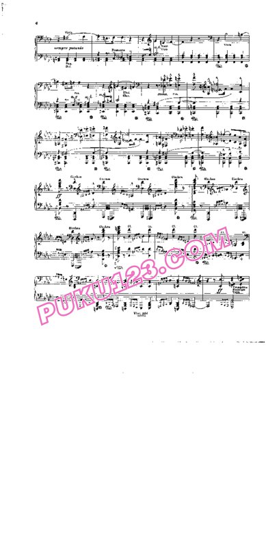 天天钢琴网-免费下载Liszt - Stradal - Symphonic Poem No.8, Heroide Funebre S.102 - Solo Piano 斯特拉达尔改编钢琴独奏版