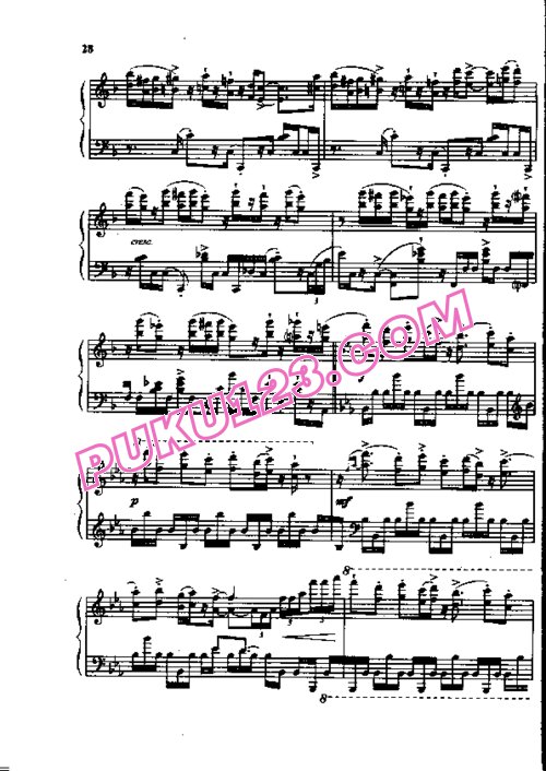 天天钢琴网-免费下载Kapustin - Five Etudes in Different Intervals Op.68
