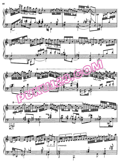 天天钢琴网-免费下载Kapustin - Contemplation Op.47
