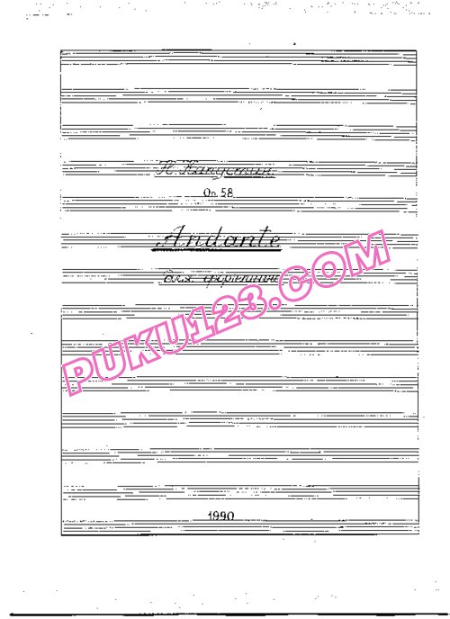 天天钢琴网-免费下载Kapustin - Andante Op.58