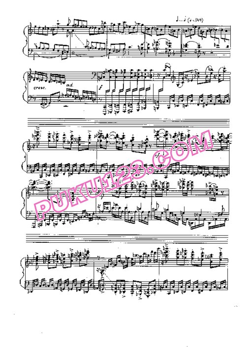 天天钢琴网-免费下载Kapustin - Piano Sonata No.12 Op.102