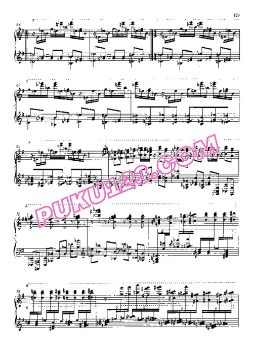 天天钢琴网-免费下载Khachaturian - Cziffra - Sabre Dance 齐夫拉改编钢琴独奏版
