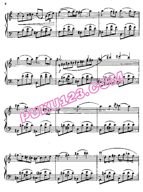 天天钢琴网-免费下载Khachaturian - Masquerade Suite - Solo Piano 钢琴独奏版