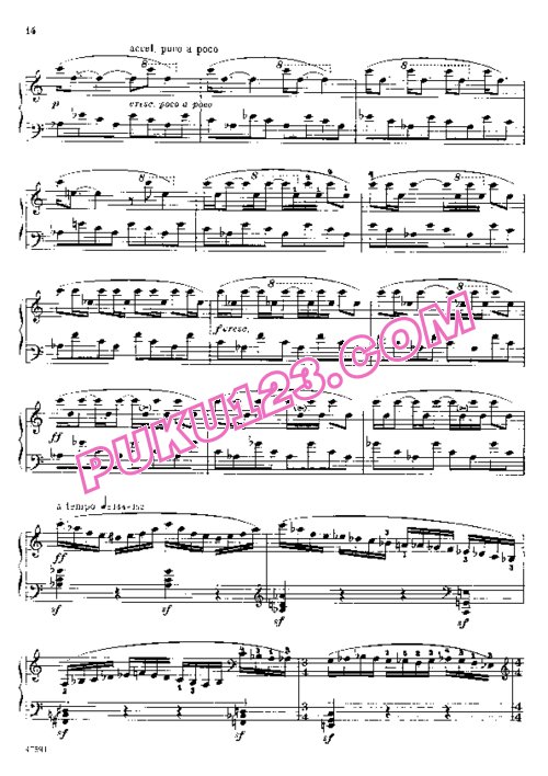 天天钢琴网-免费下载Khachaturian - Piano Sonata in E-flat Major Op.95