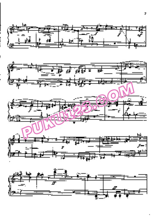 天天钢琴网-免费下载Krenek - 12 Short Piano Pieces Op.83
