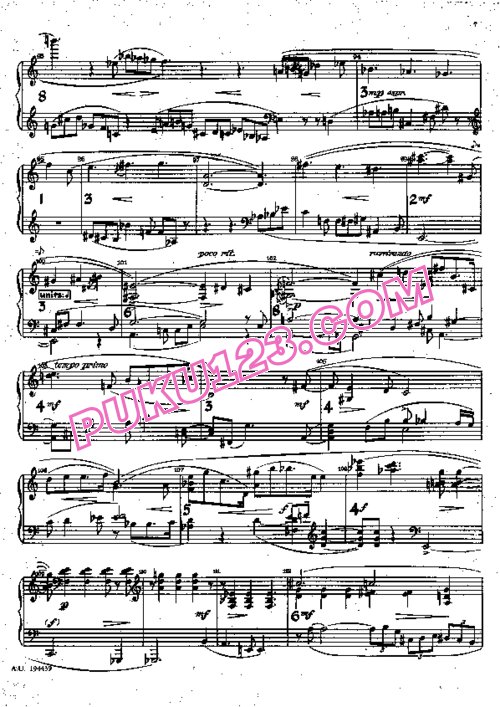 天天钢琴网-免费下载Krenek - Piano Sonata No.3 Op.92 No.4
