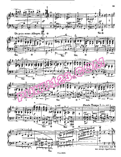 天天钢琴网-免费下载Macdowell - Second Modern Suite Op.14