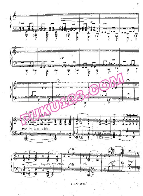 天天钢琴网-免费下载Massenet - Saint Saens - Paraphrase de Concert La Mort de Thais 圣桑改编钢琴独奏版