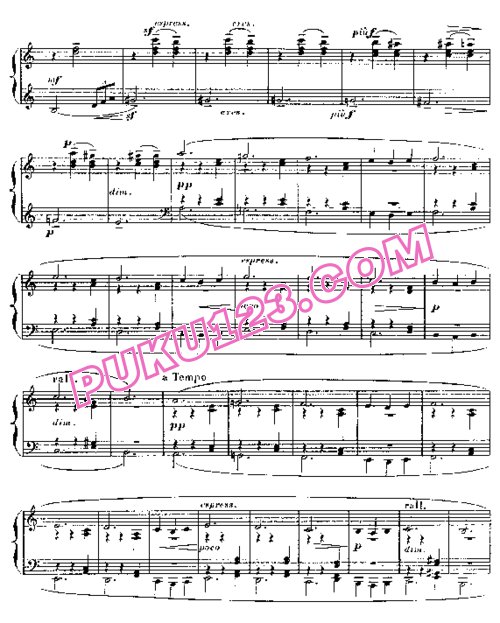 天天钢琴网-免费下载Massenet - Papillons