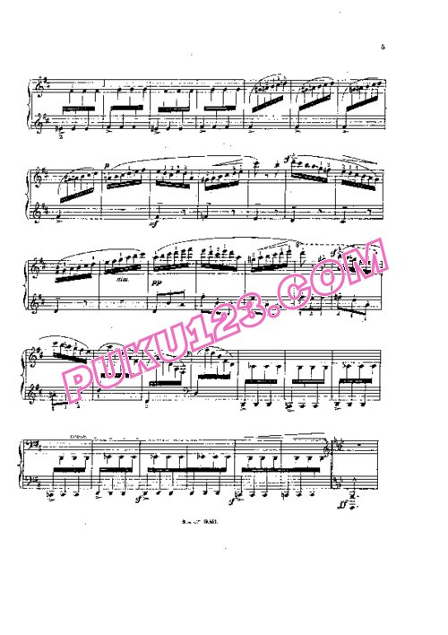 天天钢琴网-免费下载Massenet - Valse Folle