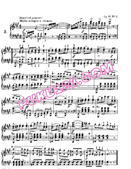 天天钢琴网-免费下载Mendelssohn songs wo words 19 3
