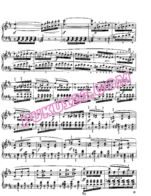 天天钢琴网-免费下载Mendelssohn songs wo words 30 4