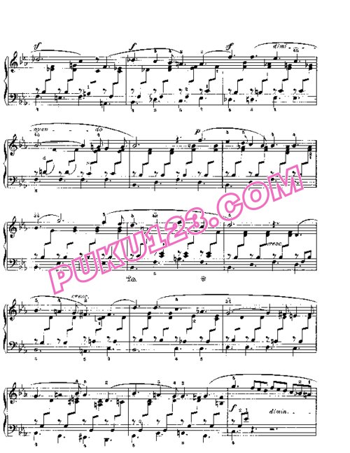 天天钢琴网-免费下载Mendelssohn songs wo words 38 1
