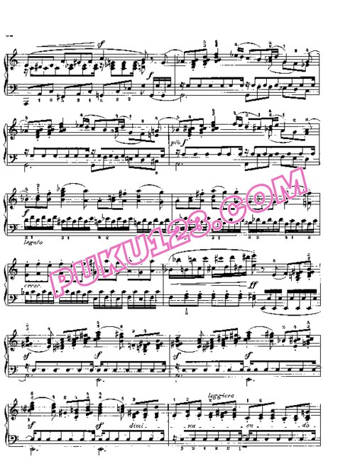 天天钢琴网-免费下载Mendelssohn songs wo words 38 5