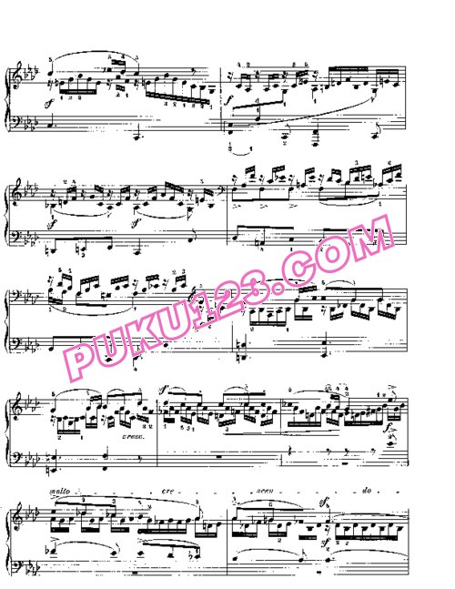 天天钢琴网-免费下载Mendelssohn songs wo words 38 6