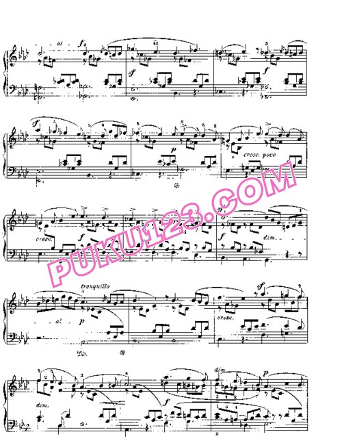 天天钢琴网-免费下载Mendelssohn songs wo words 53 1