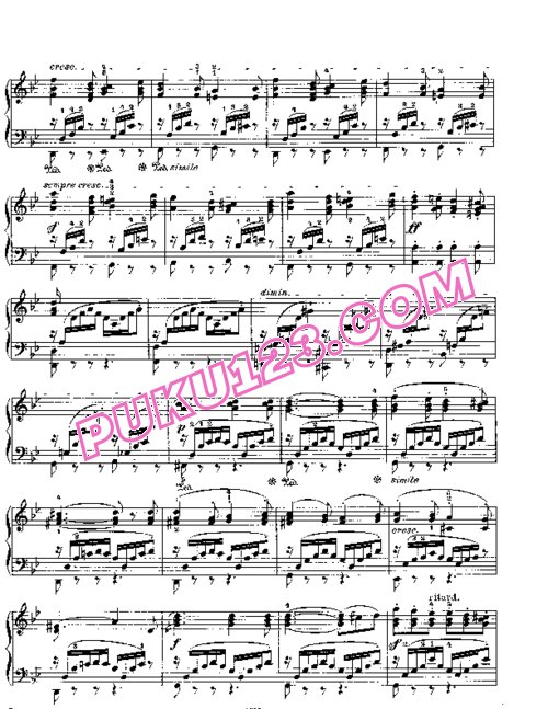 天天钢琴网-免费下载Mendelssohn songs wo words 53 3