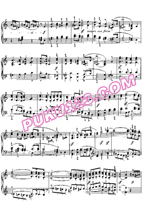天天钢琴网-免费下载Mendelssohn songs wo words 53 5