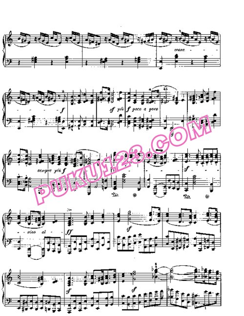 天天钢琴网-免费下载Mendelssohn songs wo words 53 5