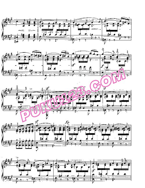 天天钢琴网-免费下载Mendelssohn songs wo words 53 6