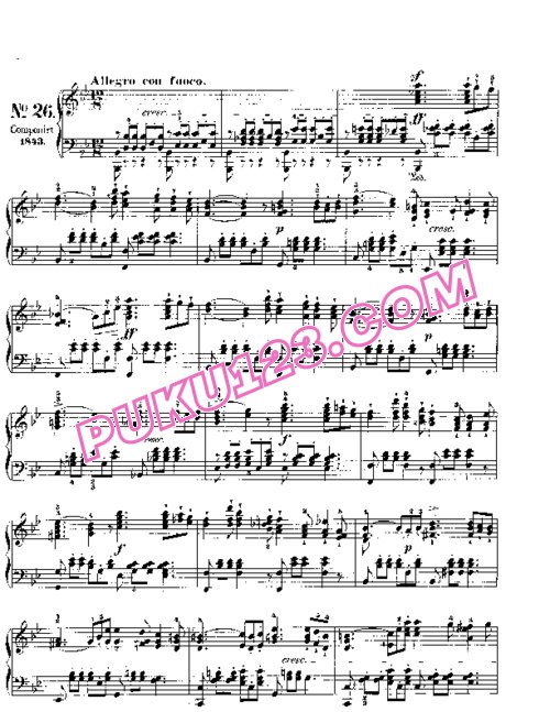 天天钢琴网-免费下载Mendelssohn songs wo words 62 2