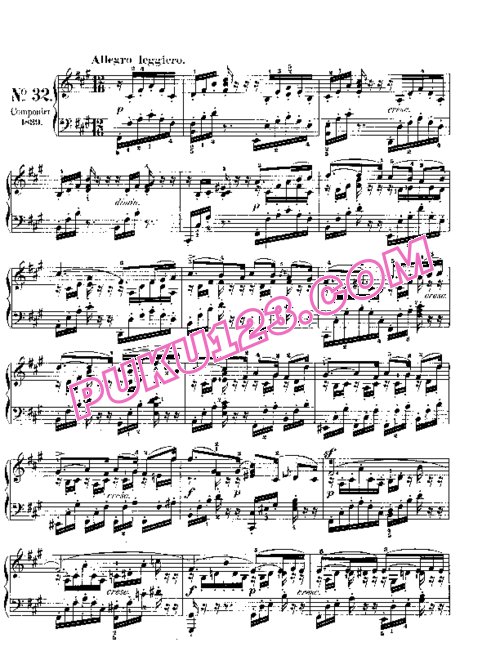 天天钢琴网-免费下载Mendelssohn songs wo words 67 2