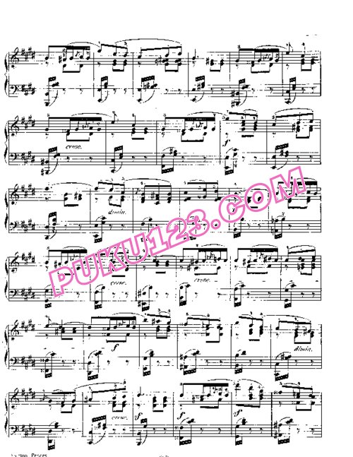 天天钢琴网-免费下载Mendelssohn songs wo words 67 6