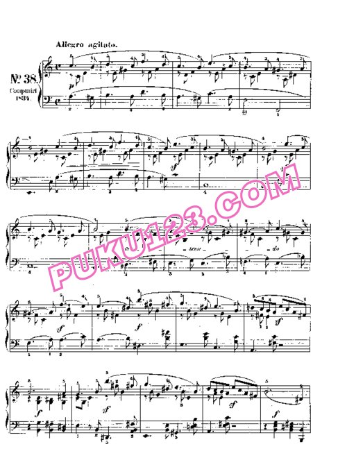 天天钢琴网-免费下载Mendelssohn songs wo words 85 2