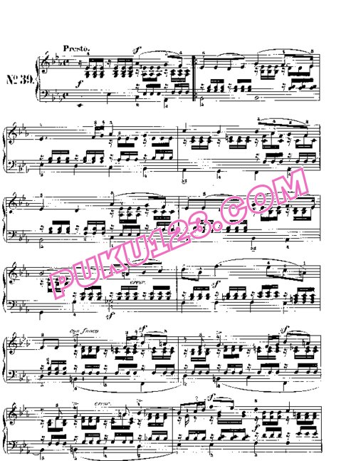 天天钢琴网-免费下载Mendelssohn songs wo words 85 3
