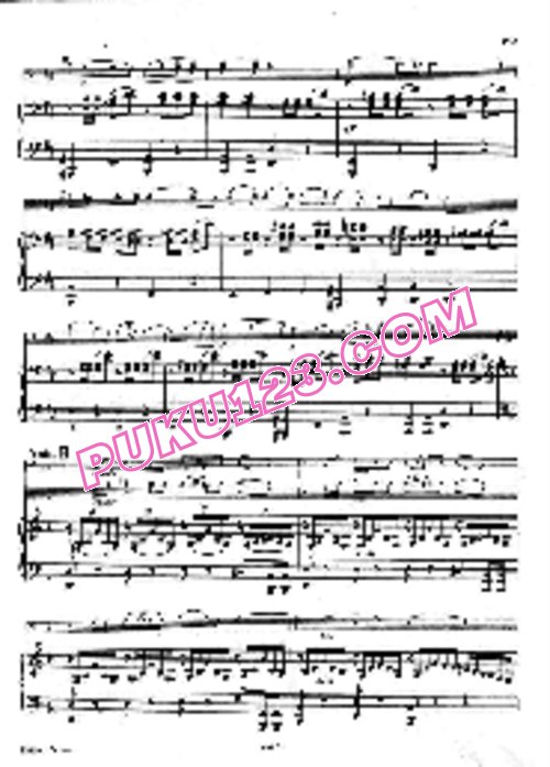天天钢琴网-免费下载Mendelssohn - Song without words in D Major for Cello and Piano Op.109 D大调“为大提琴与钢琴而作”Op.109