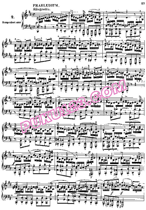 天天钢琴网-免费下载Mendelssohn - Sei Preludi e Fuga Op.35