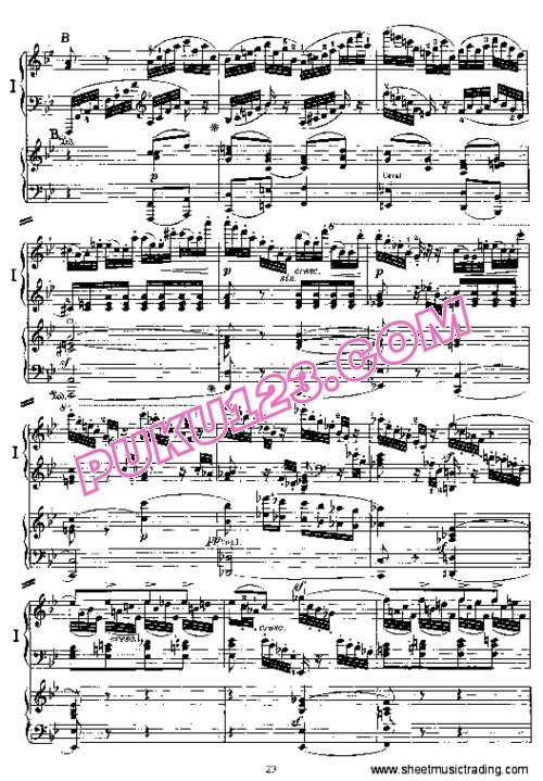 天天钢琴网-免费下载Mendelssohn - Piano Concerto No 2 in d Minor Op.40 - 2 Pianos