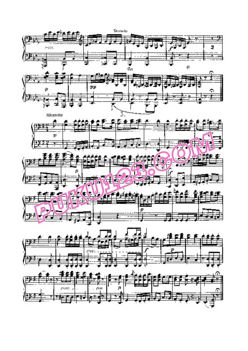 天天钢琴网-免费下载Mendelssohn - Six Pieces for Children Op.72 - Quatre Mains 四手联弹版