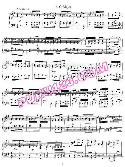 天天钢琴网-免费下载Mendelssohn - Six Pieces for Children Op.72 - Solo Piano 钢琴独奏版