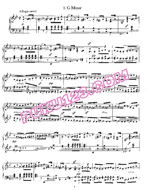 天天钢琴网-免费下载Mendelssohn - Six Pieces for Children Op.72 - Solo Piano 钢琴独奏版
