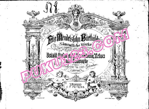 天天钢琴网-免费下载Mendelssohn - Piano Trio No.1 in d Minor Op.49 - 4 Hands 四手联弹版