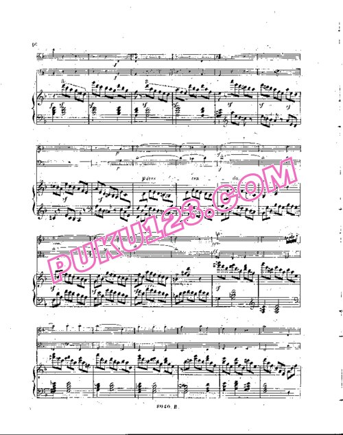 天天钢琴网-免费下载Mendelssohn - Piano Trio No.1 in d Minor Op.49 - Full Score 重奏谱