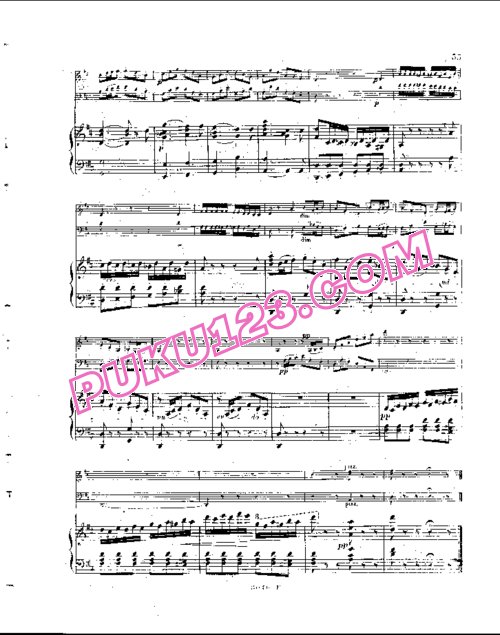 天天钢琴网-免费下载Mendelssohn - Piano Trio No.1 in d Minor Op.49 - Full Score 重奏谱
