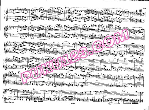 天天钢琴网-免费下载Mendelssohn - Piano Trio No.2 in c Minor Op.66 - 4 Hands
