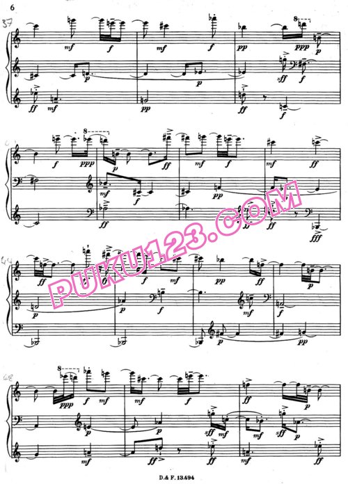 天天钢琴网-免费下载Messiaen - Mode de valeurs et d intensites