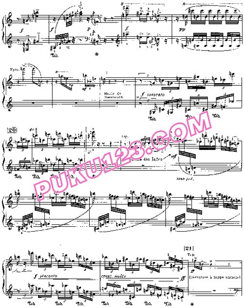 天天钢琴网-免费下载Messiaen - Oiseaux Exotiques for piano and small orchestra
