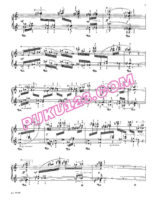 天天钢琴网-免费下载Messiaen - La Fauvette des Jardins