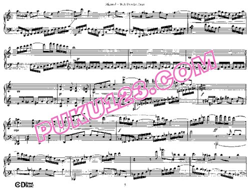 天天钢琴网-免费下载Milhaud - Suite Pour Le Piano Op.8