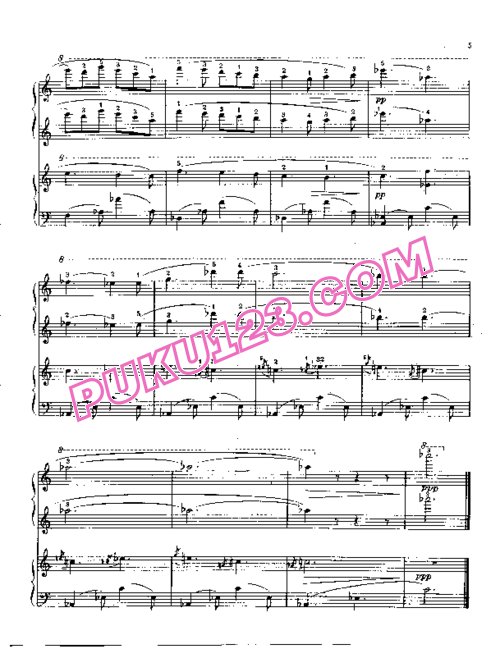 天天钢琴网-免费下载Milhaud - Enfantines, Suite after 3 poèmes de Jean Cocteau Op.59a - 4 Hands